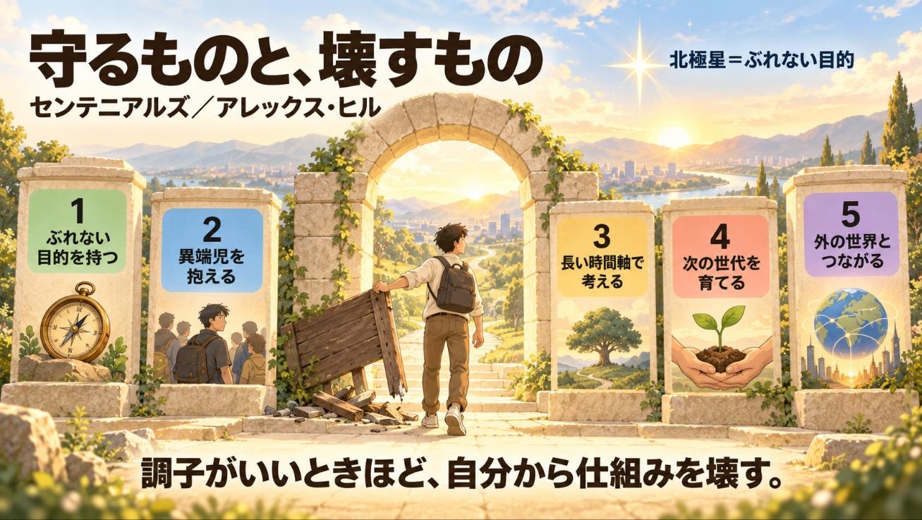 『センテニアルズ』要約図:守るものと、壊すもの