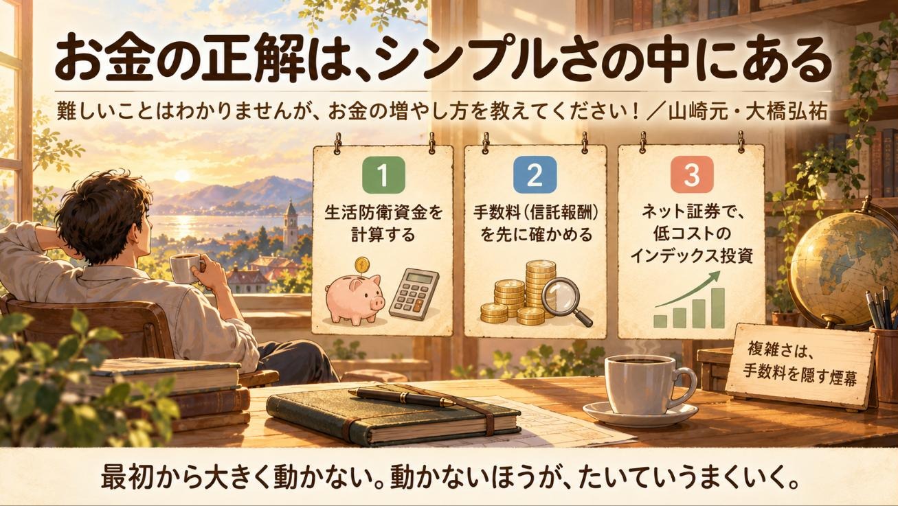 『難しいことはわかりませんが、お金の増やし方を教えてください!』要約図:お金の正解はシンプルさの中にある